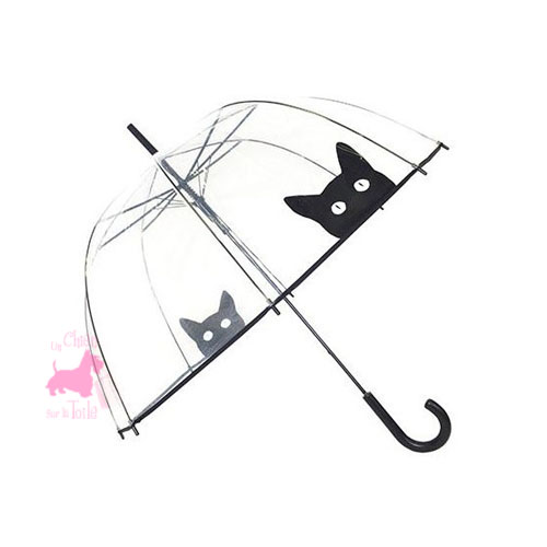 Parapluie Cloche Chat Noir