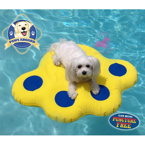 Matelas gonflable Doggy LazyRaft - PAWS ABOARD