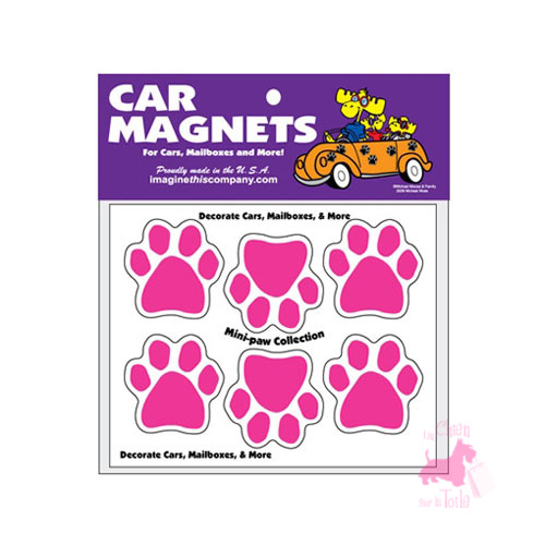 Mini magnets  Pink Paws 