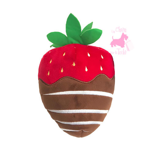 Peluche Chocolate Strawberry POW-ER plush - LULUBELLES