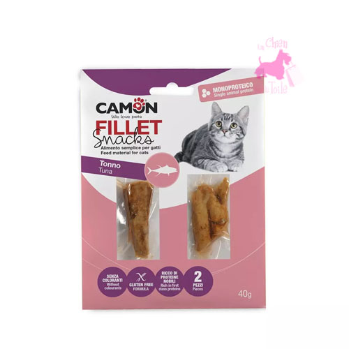 Filets frais de thon "Cat Fillet Snacks" - CAMON  