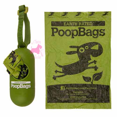 Distributeur de sacs de propret POOP BAGS - EARTH RATED