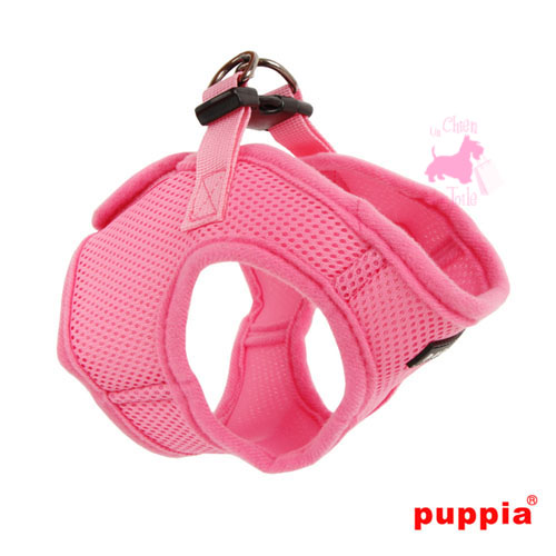 Harnais Veste PUPPIA Soft Vest Harness B Pink