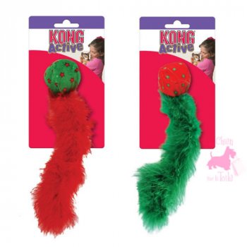 Balle/Plume Holiday Wild Tails -  KONG