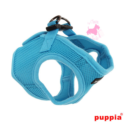 Harnais Veste PUPPIA Soft Vest Harness B Blue Sky