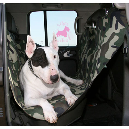 Housse de protection siège avant voiture chien KARLIE FLAMINGO