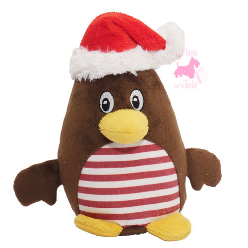 Peluche Ralph le pingouin sonore de Nol - ROSEWOOD