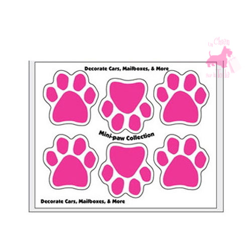 Mini magnets  Pink Paws 