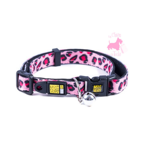 Collier CHAT Pink Leopard - MAX & MOLLY