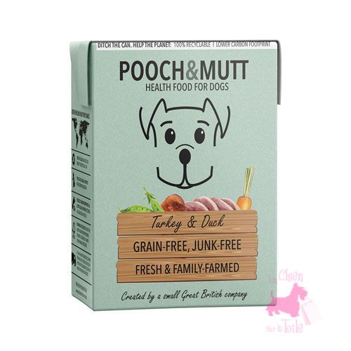 Repas sant complet Dinde & Canard - POOCH & MUTT