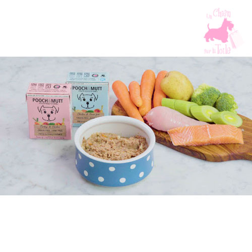 Repas sant complet Poulet & Poisson - POOCH & MUTT