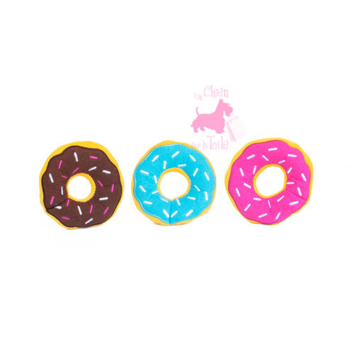 Pack de 3 peluches MINIZ Donuts - ZIPPY PAWS