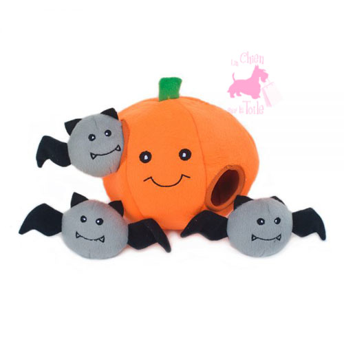 Peluche Puzzle BURROW Pumpkin 'n Bats - ZIPPY PAWS