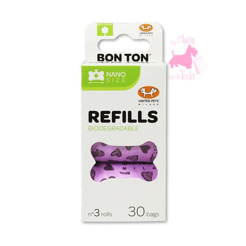 Recharge de sacs de propret BON TON NANO - UNITED PETS