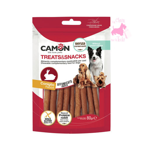 Bâtonnets fumés au Lapin "Dog Snack" - CAMON