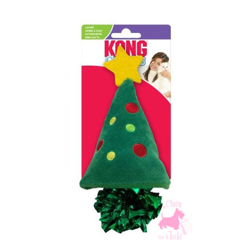 Sapin "Holiday Crackles Christmas Tree" à la cataire -  KONG