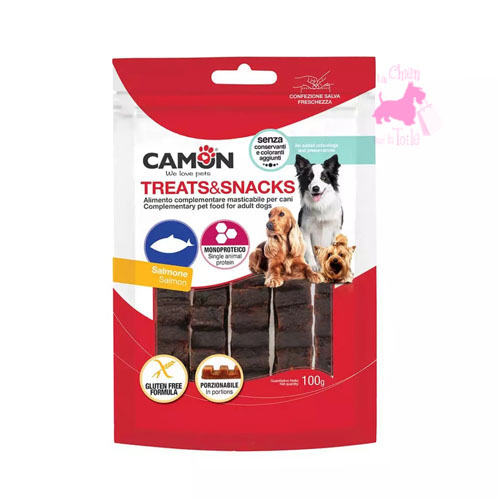 Barres sécables de Saumon "Dog Snack" - CAMON