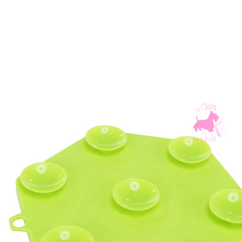 Assiette de lchage Lick & Snack Octogone vert - TRIXIE