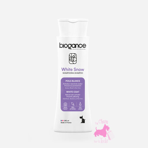 Shampooing  Poil blanc “White Snow” - BIOGANCE   
