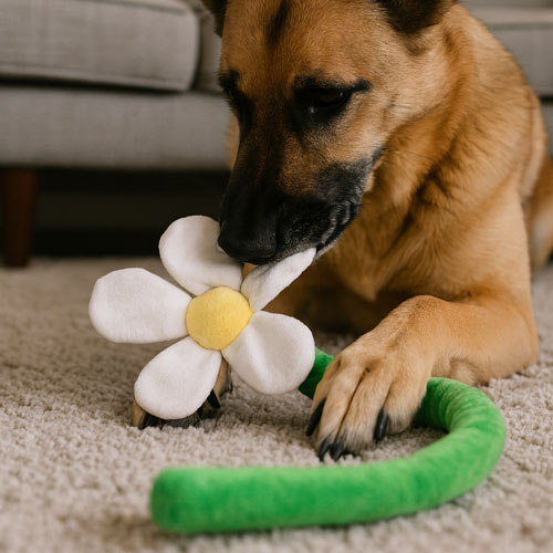 Jouet bruissant &agrave; nouer "Marguerite" - WOUAPY