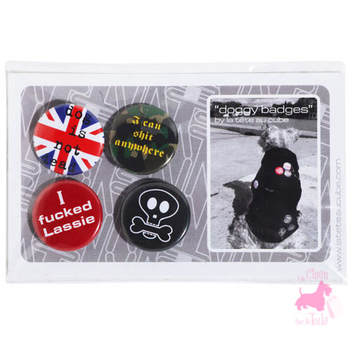 Doggy Badges - LA TTE AU CUBE