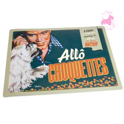 Tapis de gamelle Allo Croquettes