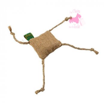 Mini Coussin Jute Sack  la cataire - HUNTER