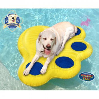 Matelas gonflable Doggy LazyRaft - PAWS ABOARD