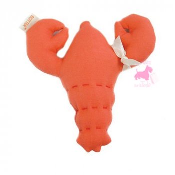 Peluche doudou HOMARD pour petit chien