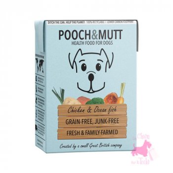 Repas sant complet Poulet & Poisson - POOCH & MUTT
