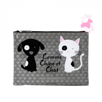 Trousse  bazar  Comme chien et chat