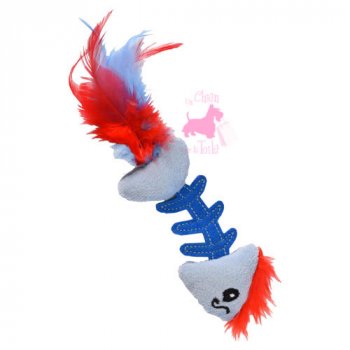 Poisson Feather Fish Bone - PETSTAGES 