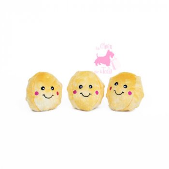 Pack de 3 peluches MINIZ Popcorn - ZIPPY PAWS