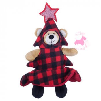 Peluche Ours/Sapin cossais de Nol - ROSEWOOD