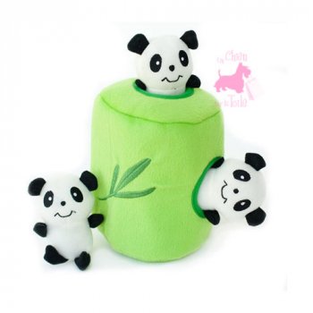 Peluche Puzzle BURROW “Panda 'n Bamboo” - ZIPPY PAWS
