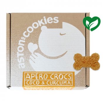 Biscuits “Apéro Crocs Coco Curcuma” - ASTON’S COOKIES
