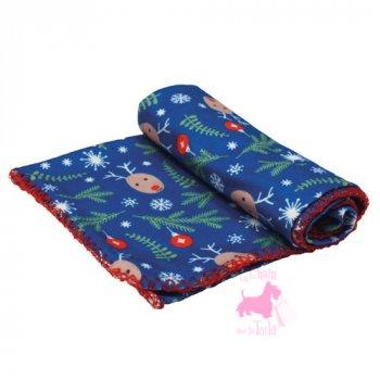 Plaid de Nol Christmas Reindeer - CROCI 