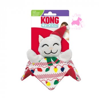 Chat Holiday Crackles Santa Kitty -  KONG