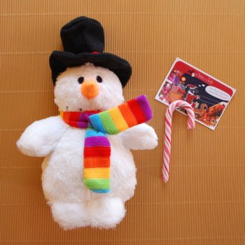 Peluche “Frosty le bonhomme de neige de Noël” - PET LONDON