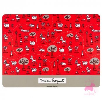 Tapis de gamelle Chien Toutou Troquet