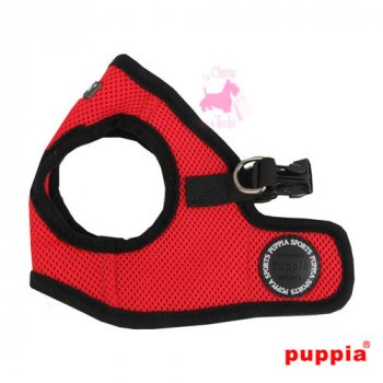 Harnais Veste PUPPIA Soft Vest Harness B Red