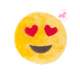 Peluche EMOJIZ Heart Eyes - ZIPPY PAWS