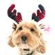 Serre-Tte Tartan de Nol Novelty Antlers - ROSEWOOD