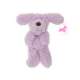 Doudou thrapeutique Chien mauve Fleece Flatty