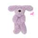 Doudou thrapeutique Chien mauve Fleece Flatty